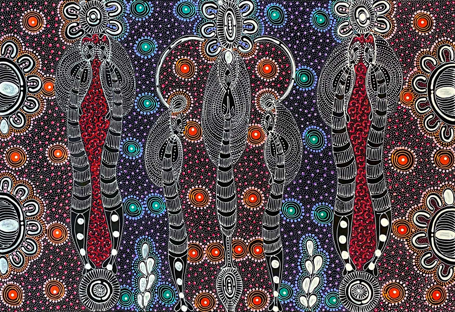Dreamtime Sisters von Colleen Wallace Nungari (VERKAUFT)