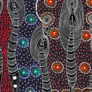 Dreamtime Sisters by Colleen Wallace Nungari (SOLD)