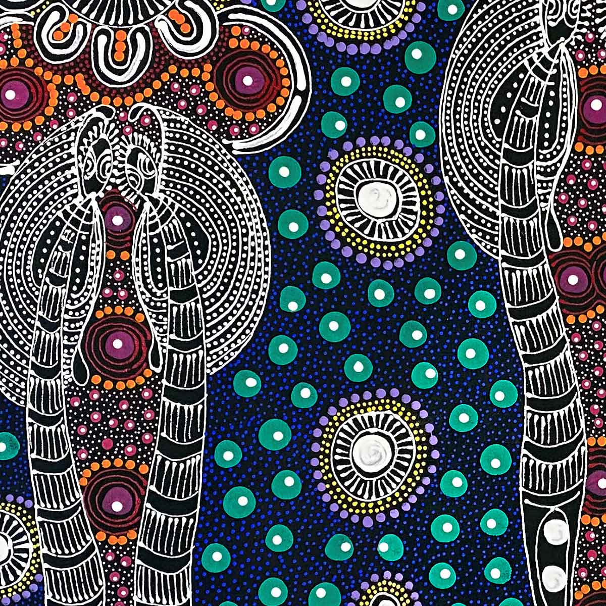 Dreamtime Sisters by Colleen Wallace Nungari (SOLD)
