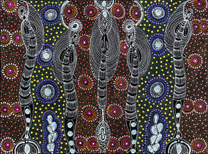 Dreamtime Sisters by Colleen Wallace Nungari (SOLD)