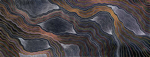 My Country by Delvine Petyarre. Australian Aboriginal painting.