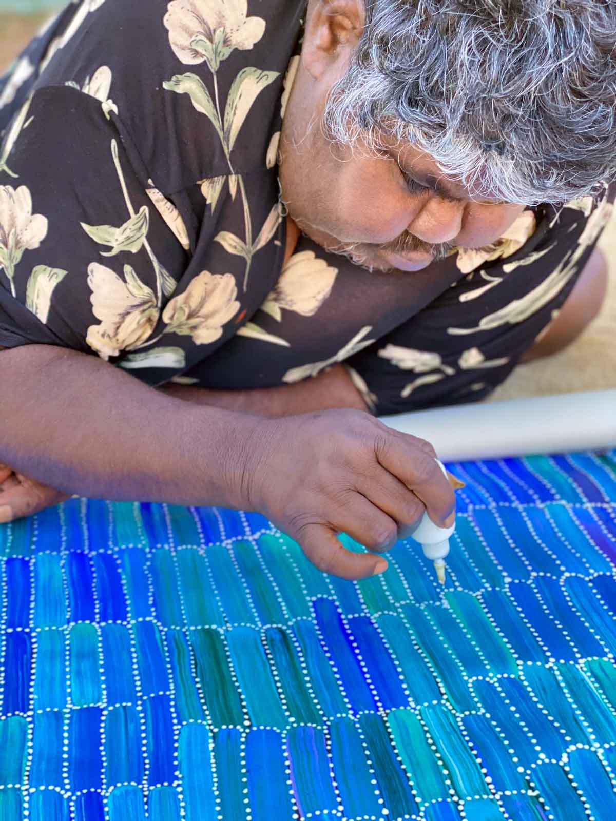 Desert Yam by Jeannie Mills Pwerle (SOLD)