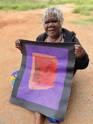 Bush Berries by Josepha Petrick Kemarre (SOLD)