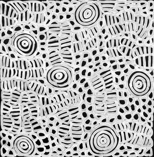My Mother's Country by Betty Mbitjana. Australian Aboriginal Art.