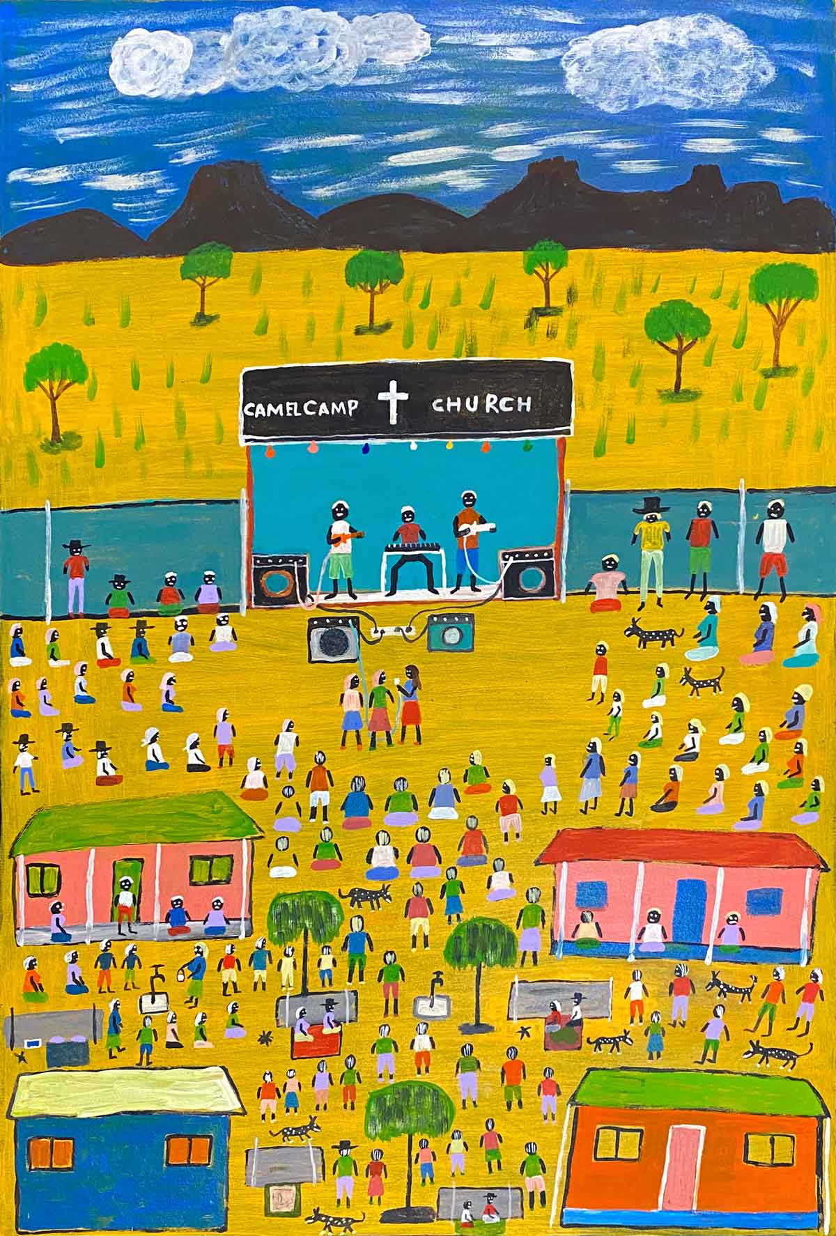 Church by Josie Kunoth Petyarre (SOLD)