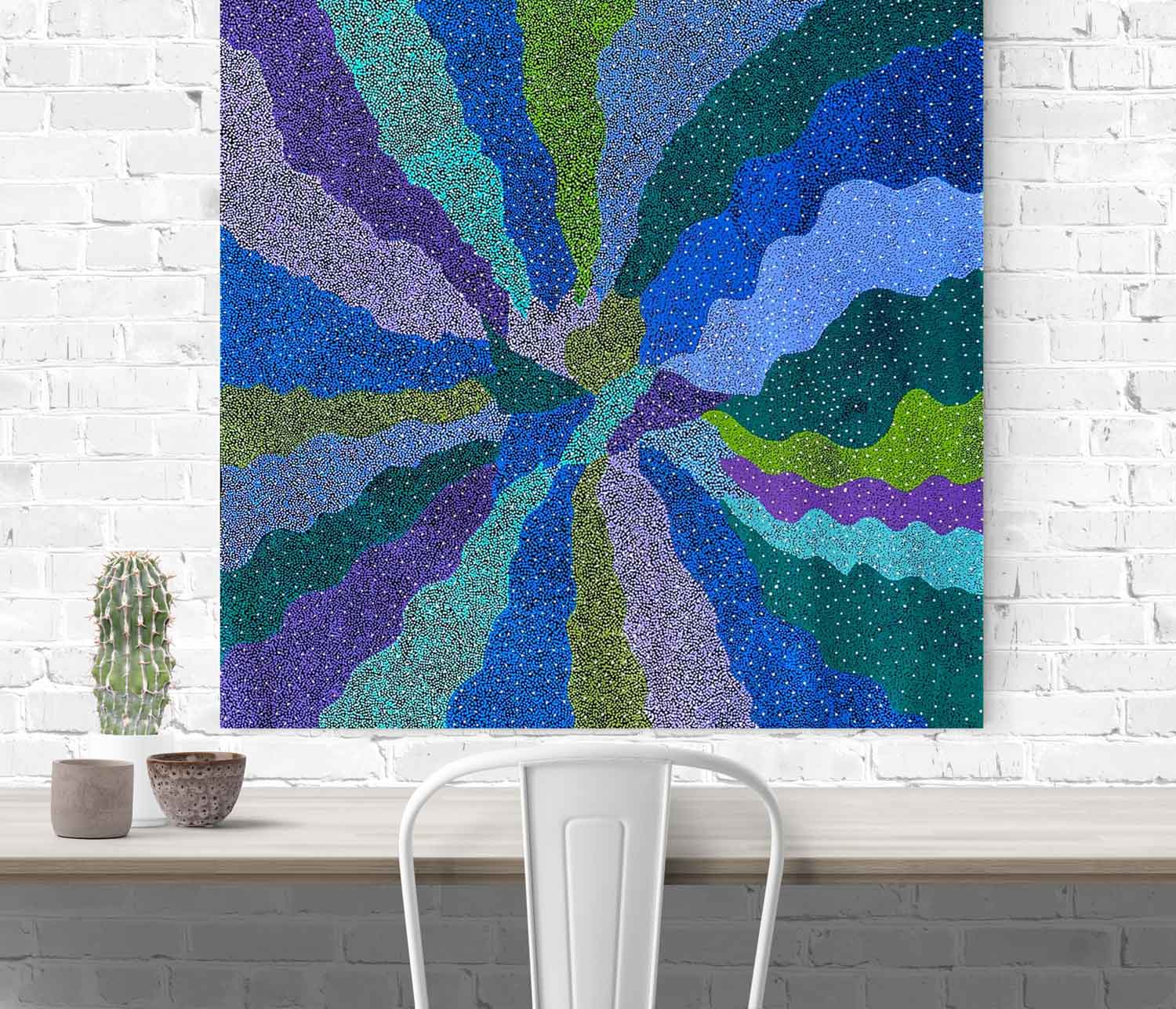 Bush Berries by Josepha Petrick Kemarre (SOLD)