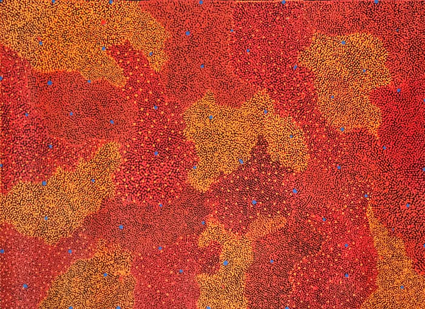 Bush Plum Dreaming by Josie Petrick Kemarre (SOLD)