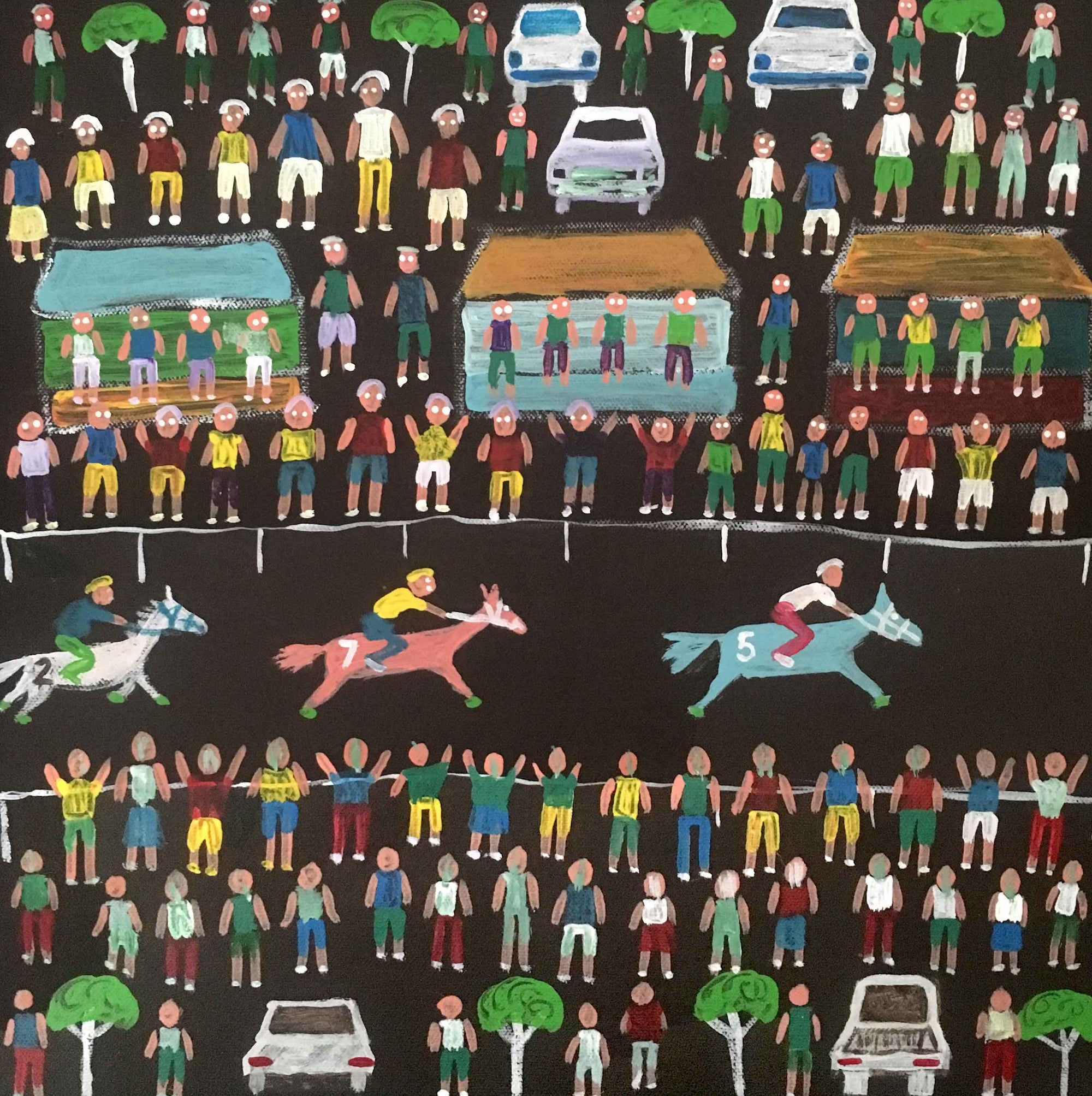 Harts Range Races by Dinny Kunoth Kemarre (SOLD)
