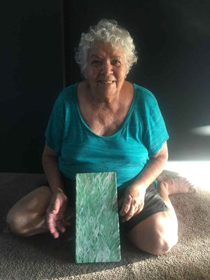 Grass Seed Dreaming by Barbara Weir | Stretched (SOLD)