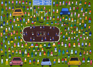 Bush Football by Dinny Kunoth Kemarre (SOLD)