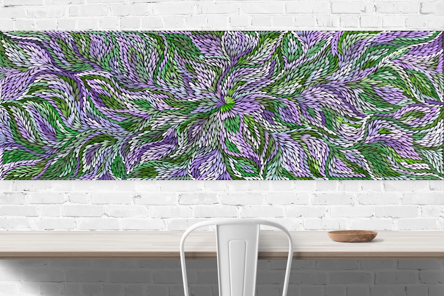 Yam Leaf by Dulcie Pwerle (SOLD)