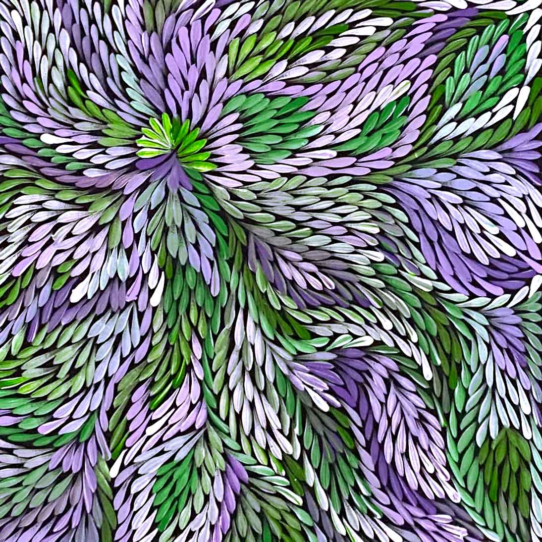 Yam Leaf by Dulcie Pwerle (SOLD)