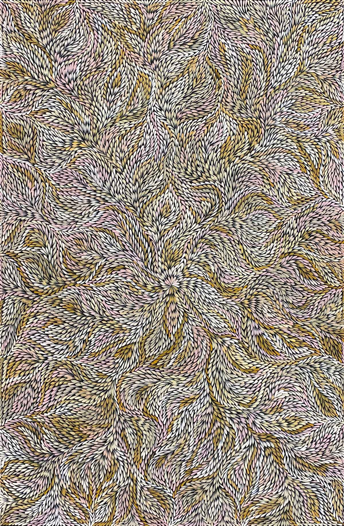 Yamswurzelblatt von Dulcie Pwerle (VERKAUFT)