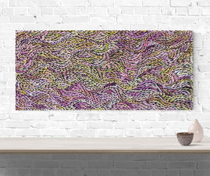 Yam Leaf by Dulcie Pwerle (SOLD)