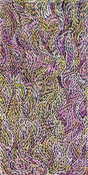 Yam Leaf by Dulcie Pwerle (SOLD)