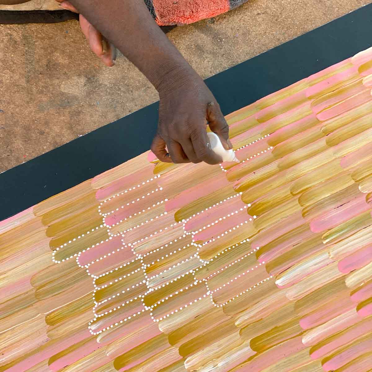 Desert Yam von Jeannie Mills Pwerle (VERKAUFT)