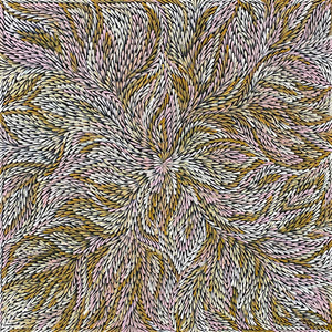 Yam Leaf by Dulcie Pwerle (SOLD)