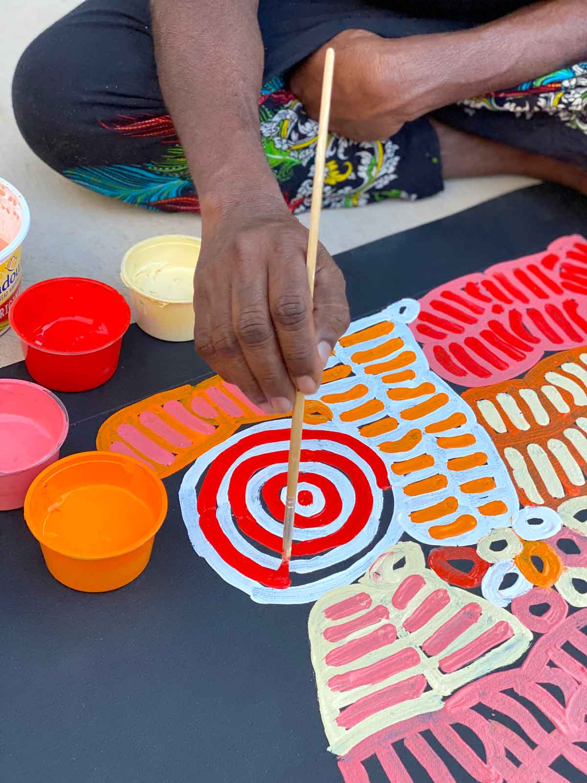 My Mother's Country by Dora Mbitjana (SOLD)