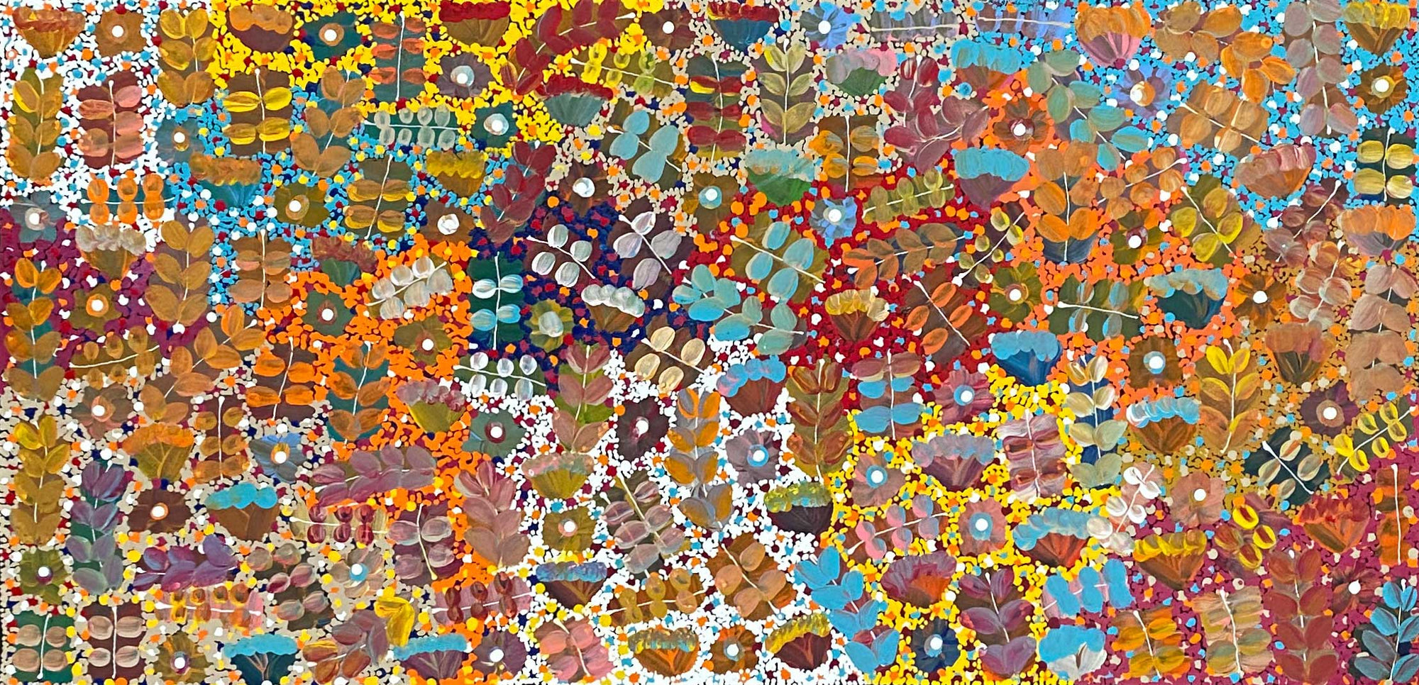 Bush Medicine by Joycie Morton Petyarre (SOLD)