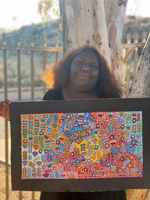 Bush Medicine by Joycie Morton Petyarre (SOLD)