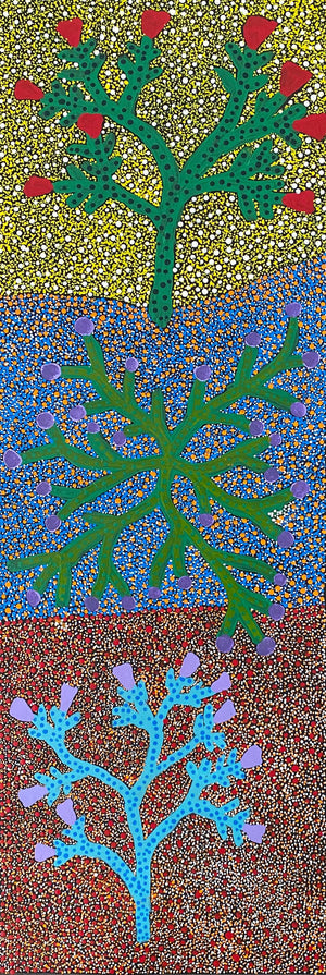 Bush Medicine by Laurie Morton Kngwarreye