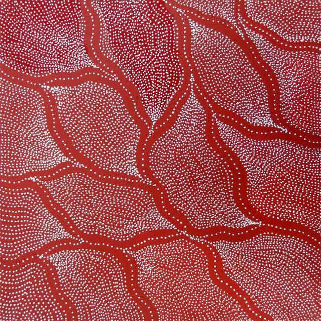 Country by Delvine Petyarre, 30cm x 30cm. Aboriginal Painting. #AboriginalArt #UtopiaLane