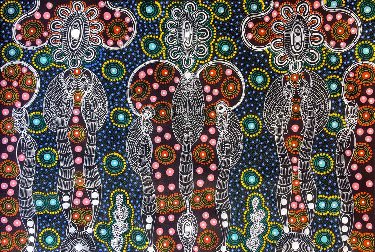 Dreamtime Sisters von Colleen Wallace Nungari (VERKAUFT)