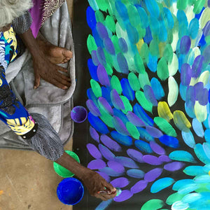 Leaves by Gloria Petyarre (SOLD)