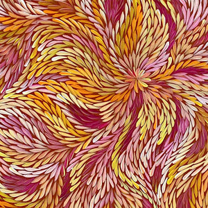 Yamswurzelblatt von Dulcie Pwerle (VERKAUFT)